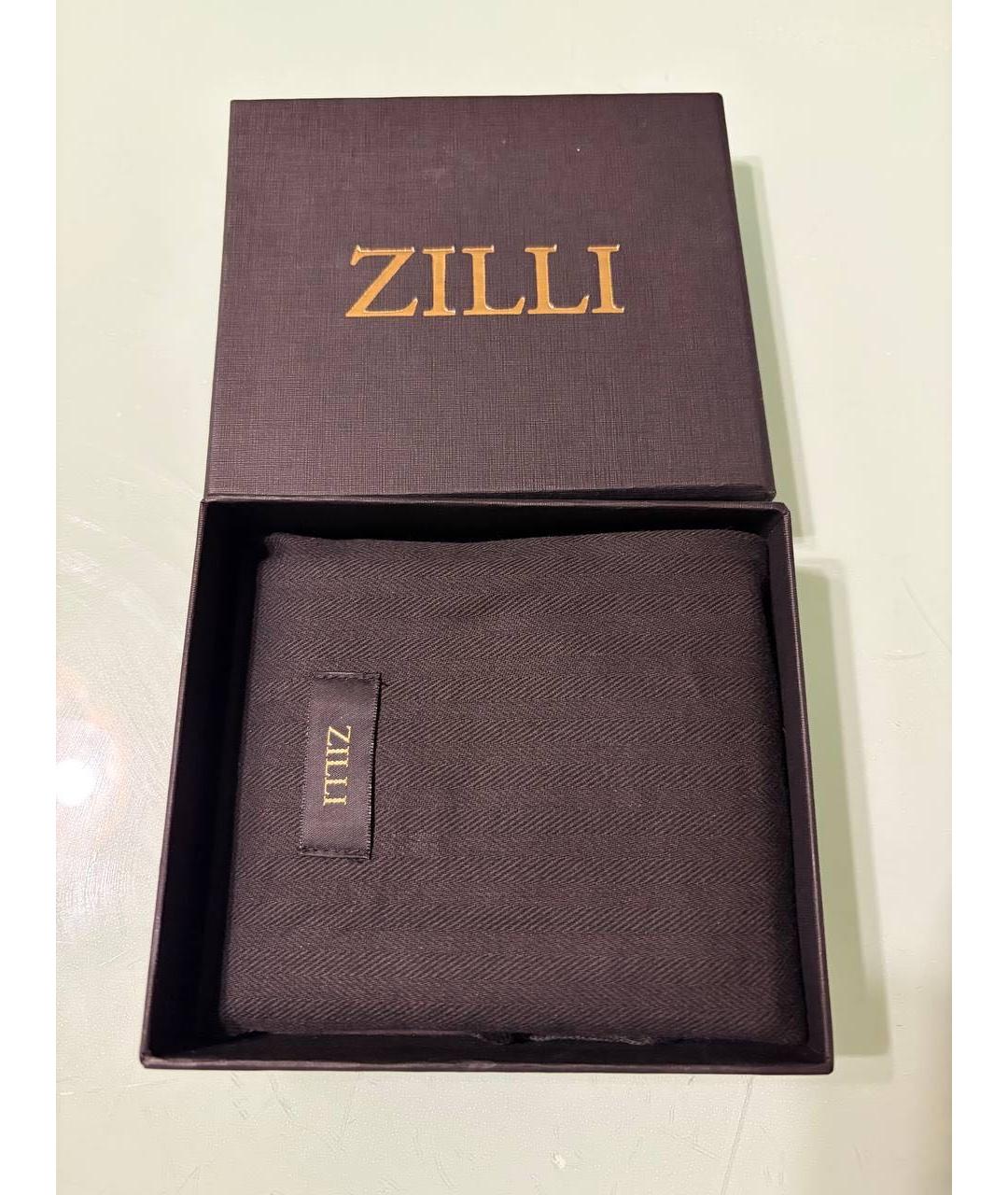 ZILLI Черный кожаный кошелек, фото 4