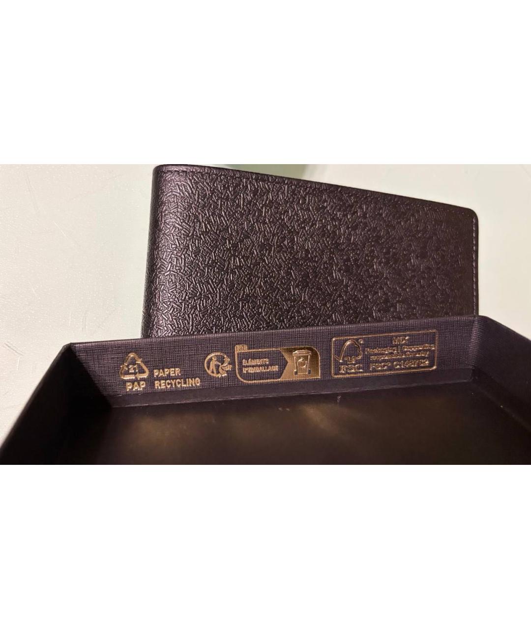 ZILLI Черный кожаный кошелек, фото 6