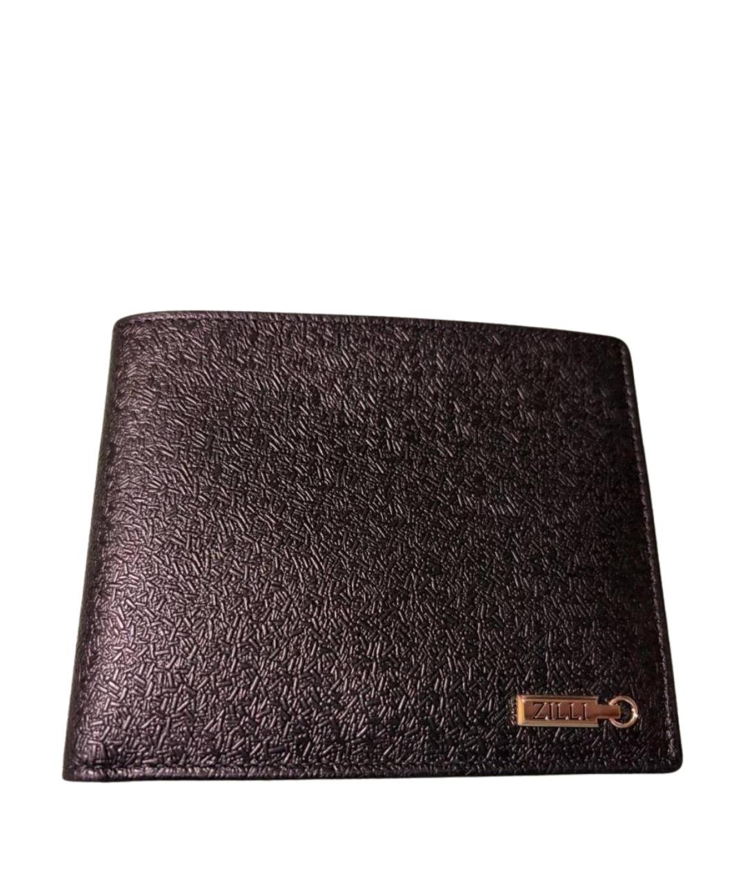 ZILLI Черный кожаный кошелек, фото 1