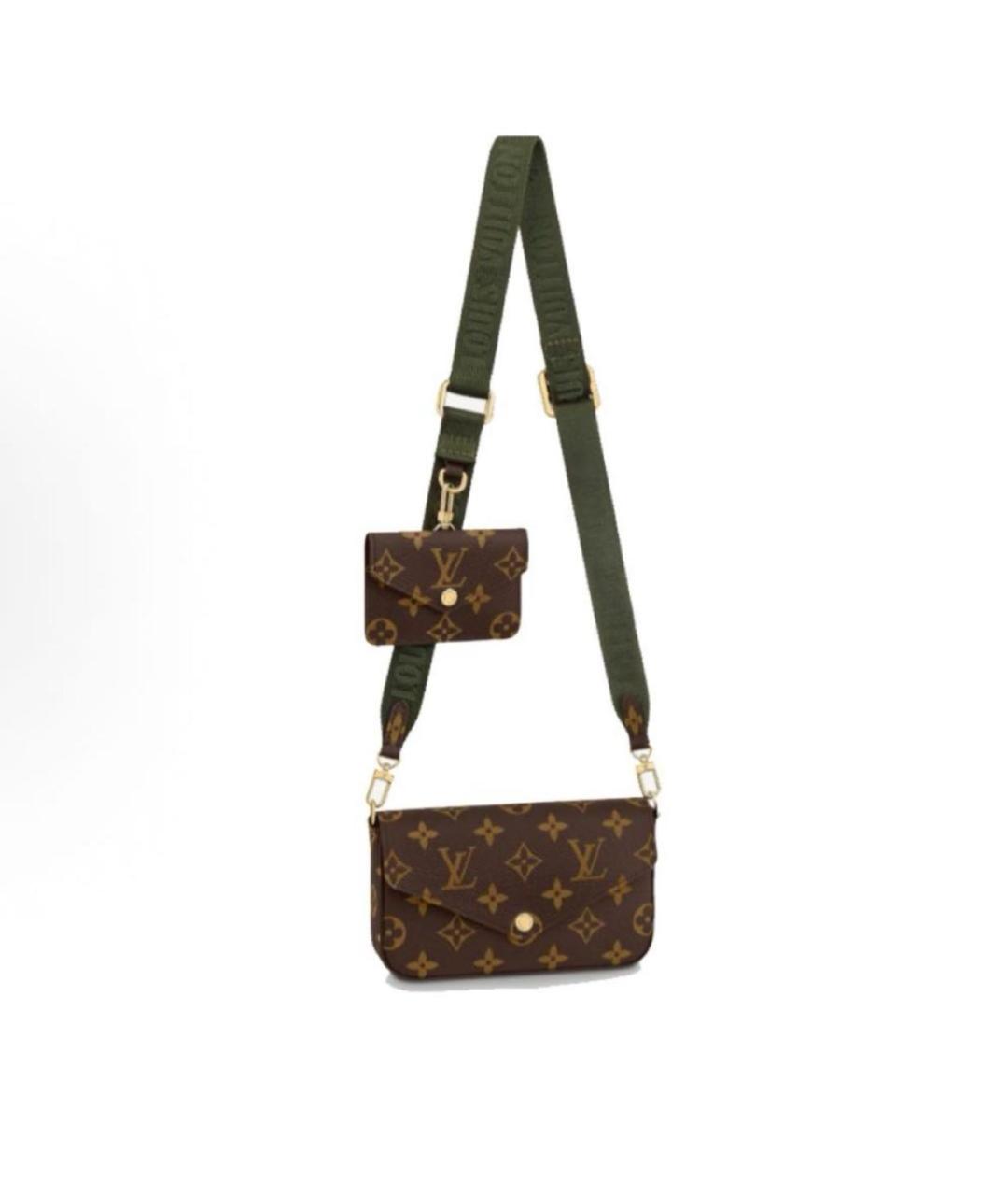 LOUIS VUITTON Коричневая сумка через плечо, фото 6