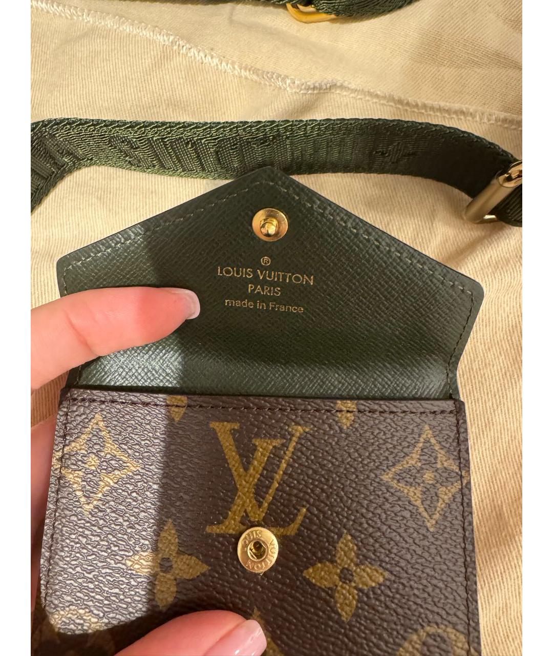 LOUIS VUITTON Коричневая сумка через плечо, фото 4