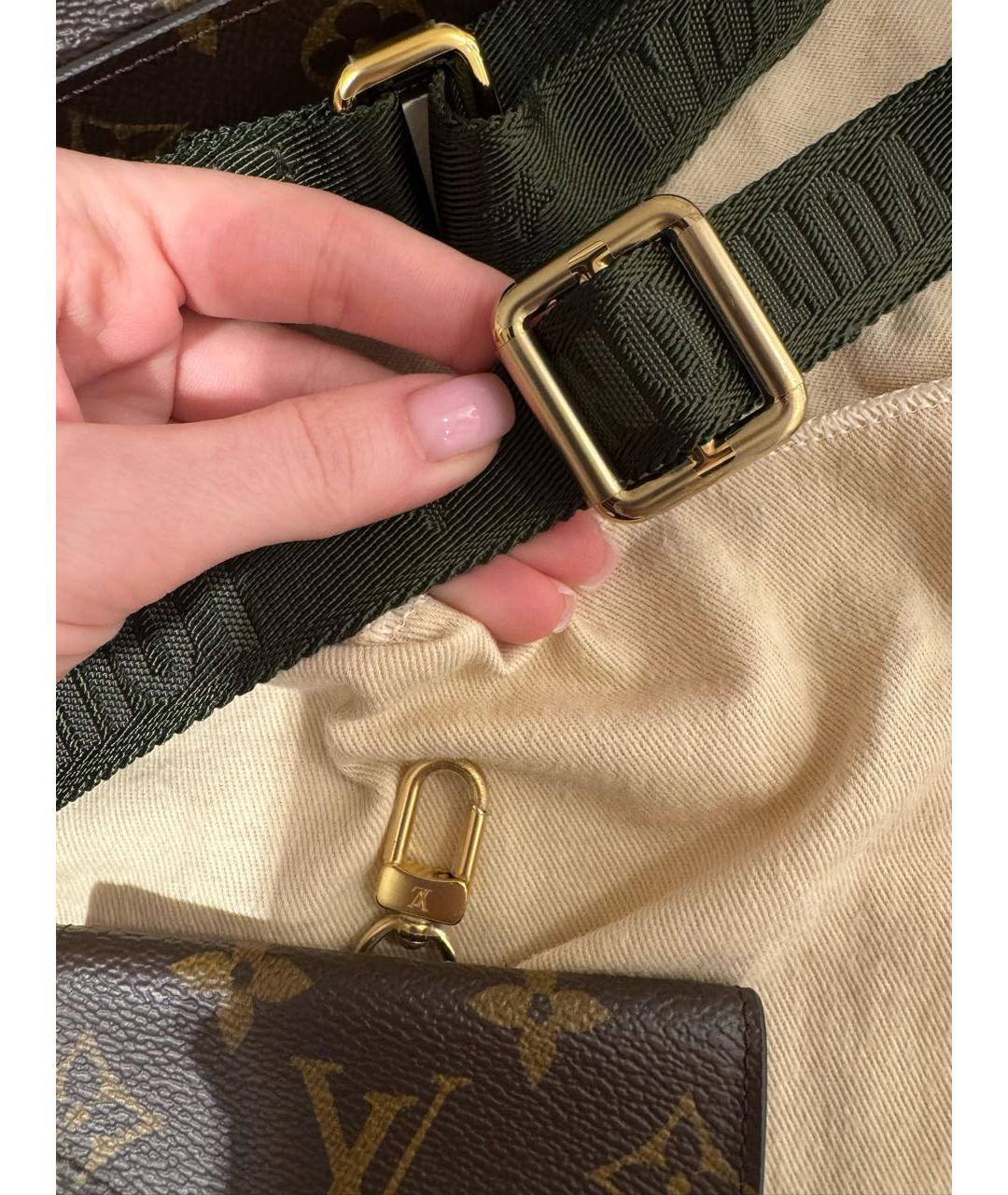 LOUIS VUITTON Коричневая сумка через плечо, фото 5