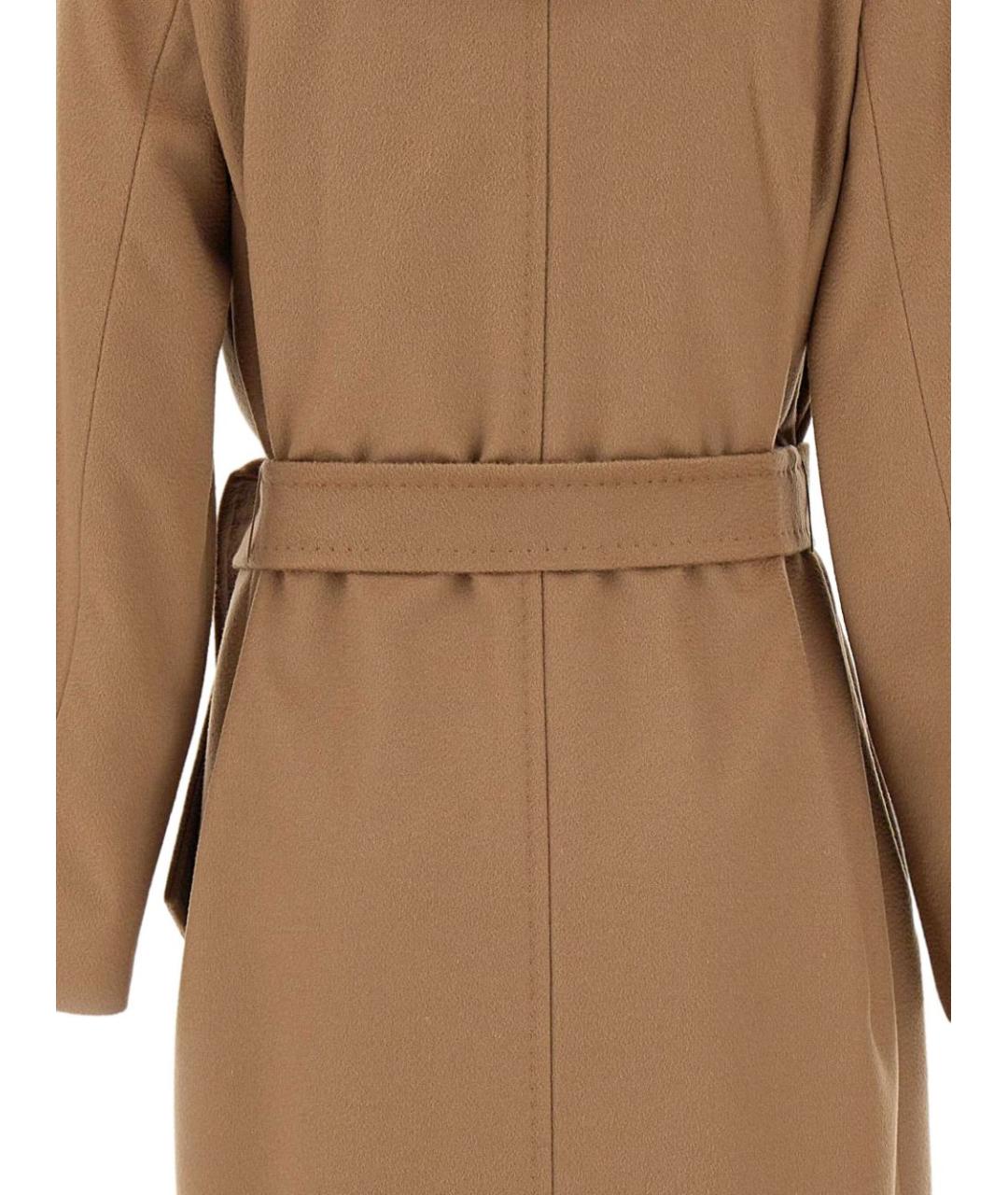 MAX MARA Бежевое шерстяное пальто, фото 5