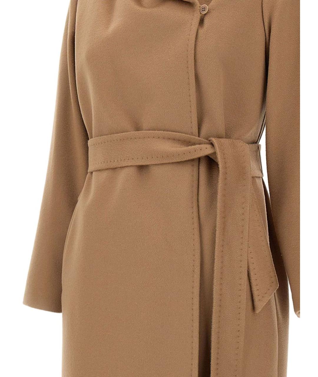 MAX MARA Бежевое шерстяное пальто, фото 2