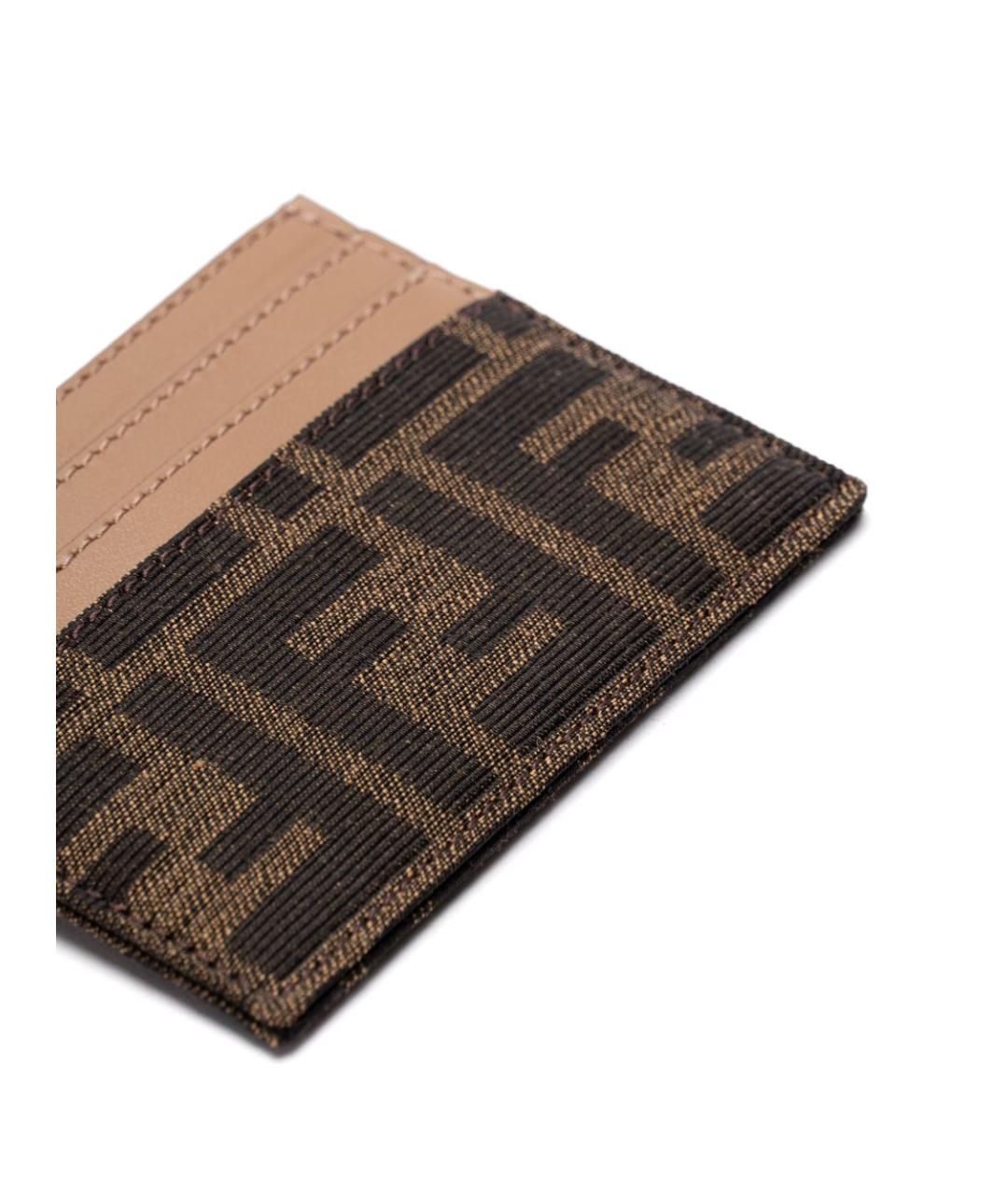 FENDI Коричневый кардхолдер, фото 3