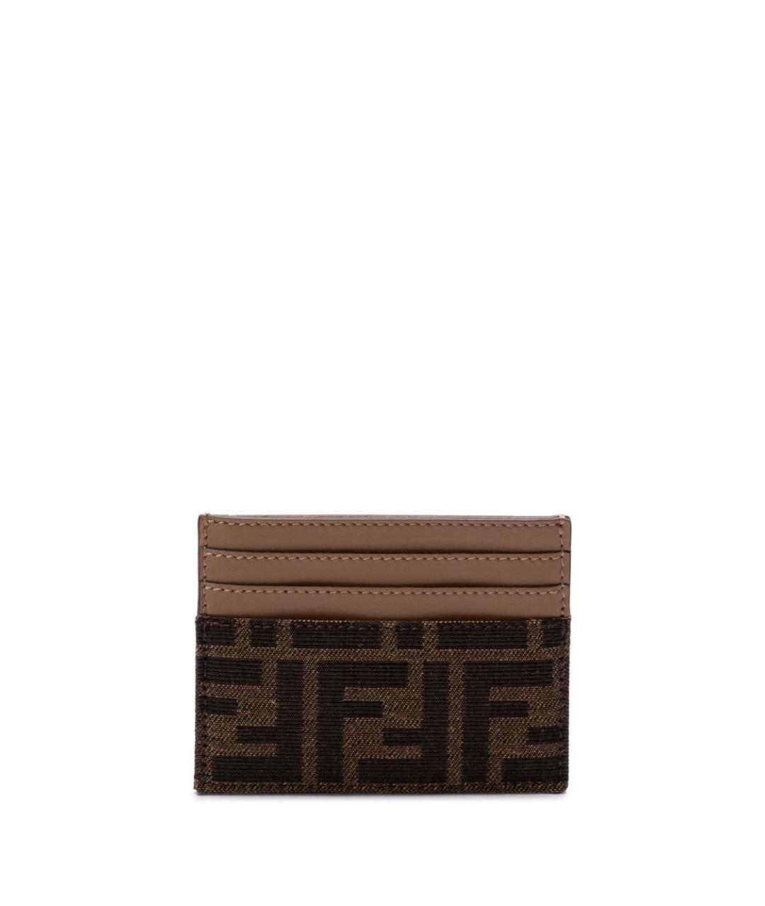 FENDI Коричневый кардхолдер, фото 1