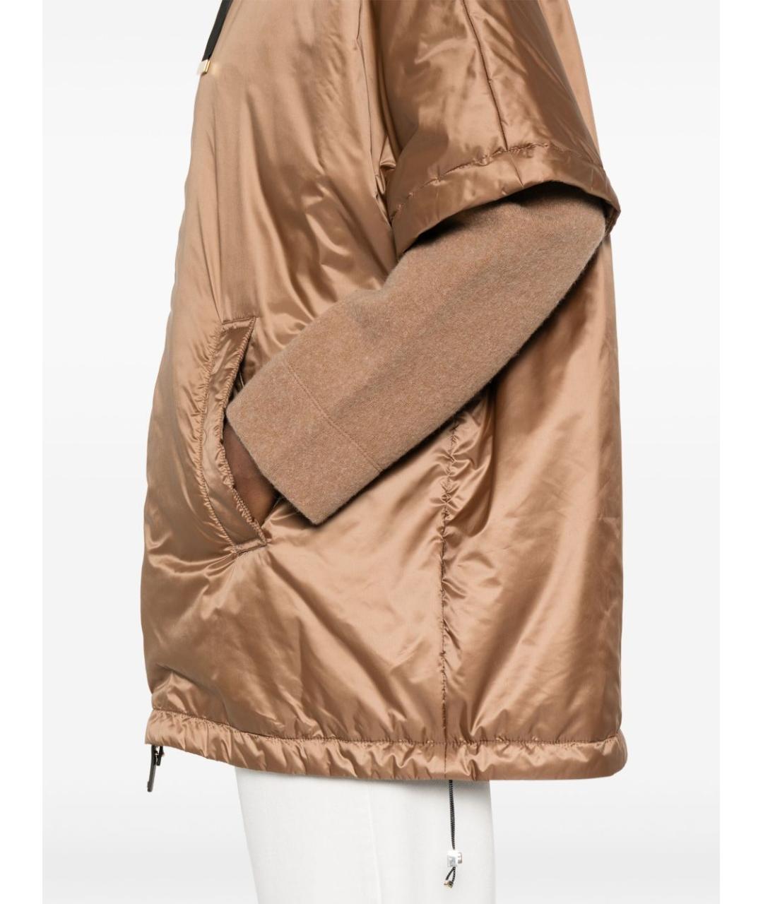 MAX MARA Бежевая полиамидовая куртка, фото 5