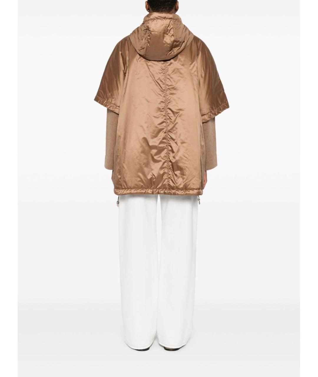 MAX MARA Бежевая полиамидовая куртка, фото 4