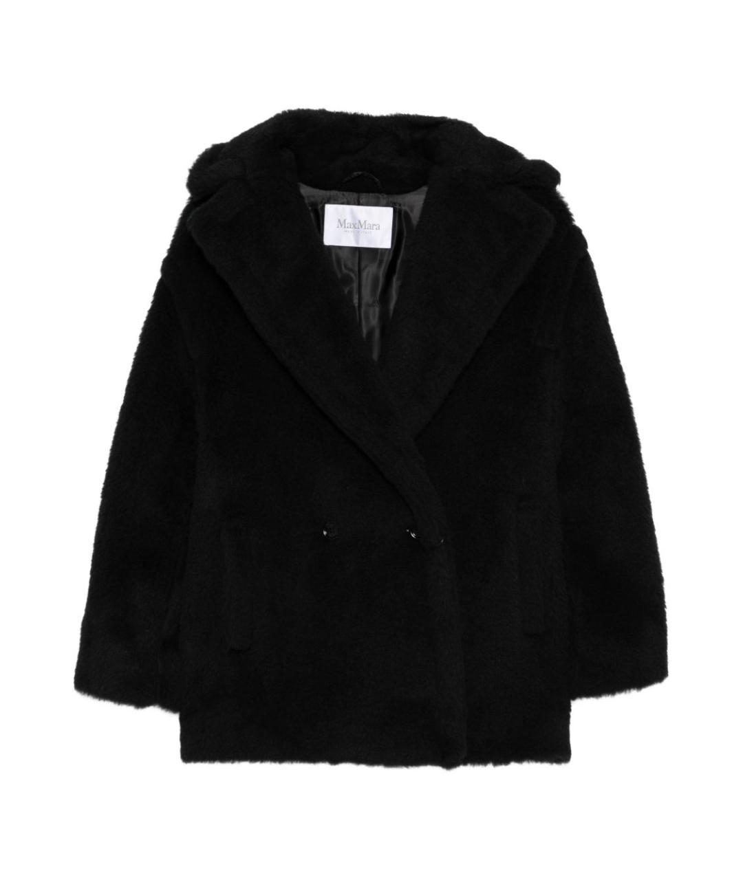 MAX MARA Черное шерстяное пальто, фото 1