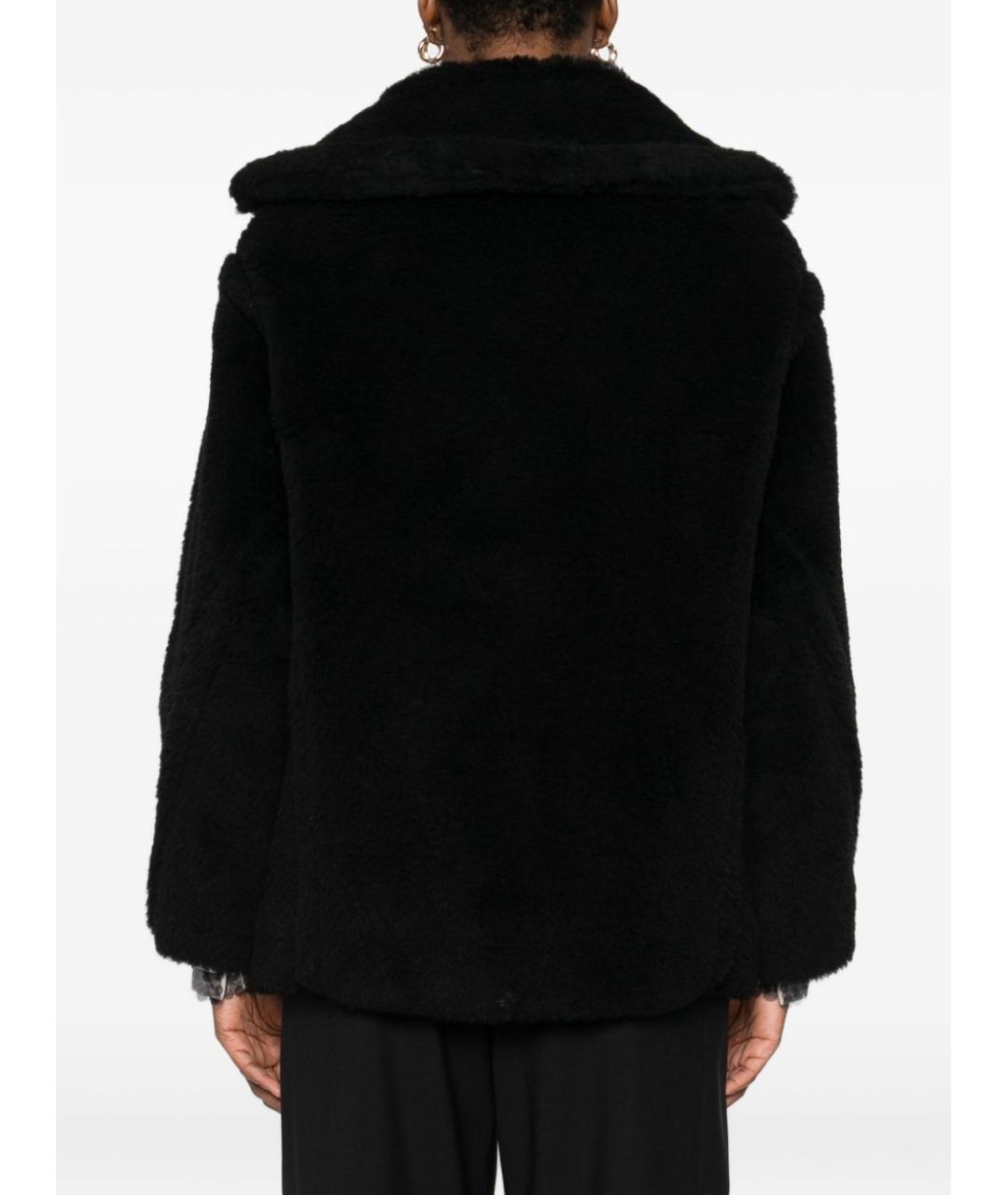 MAX MARA Черное шерстяное пальто, фото 4