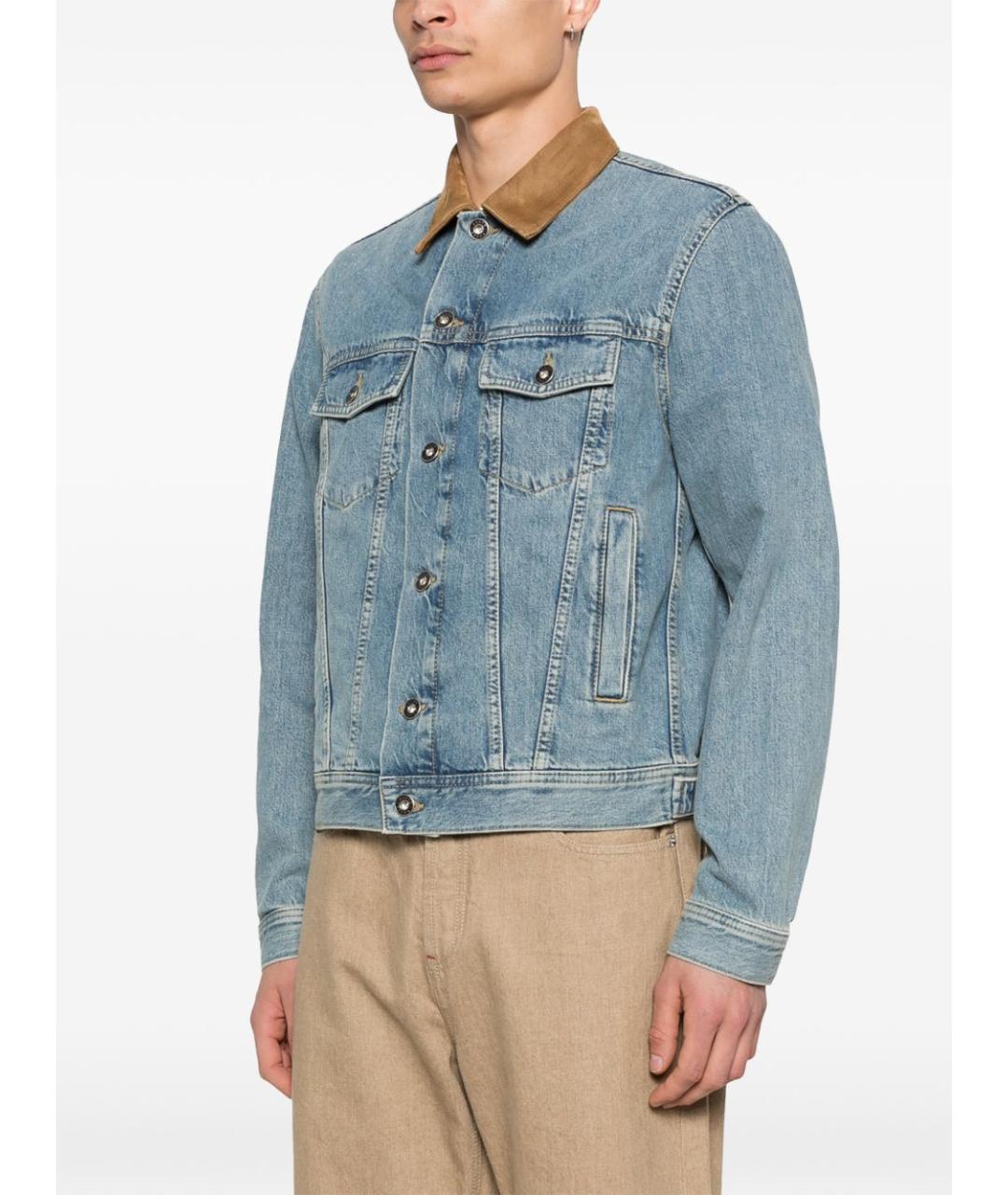 JACOB COHEN Голубая хлопковая куртка, фото 5