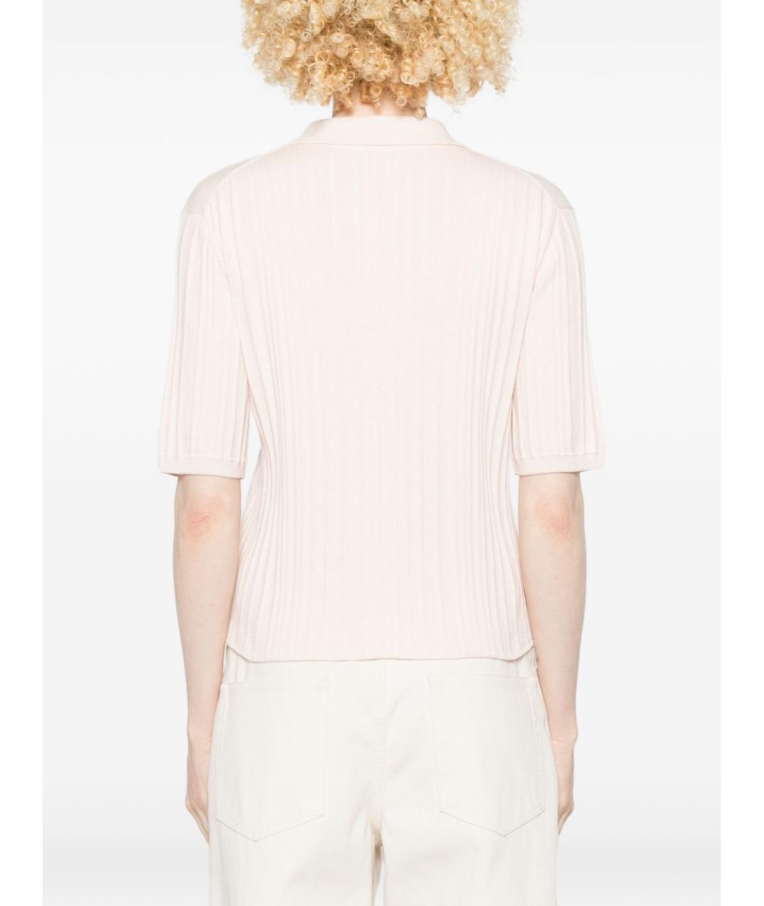 CLOSED Розовая хлопковая футболка, фото 4