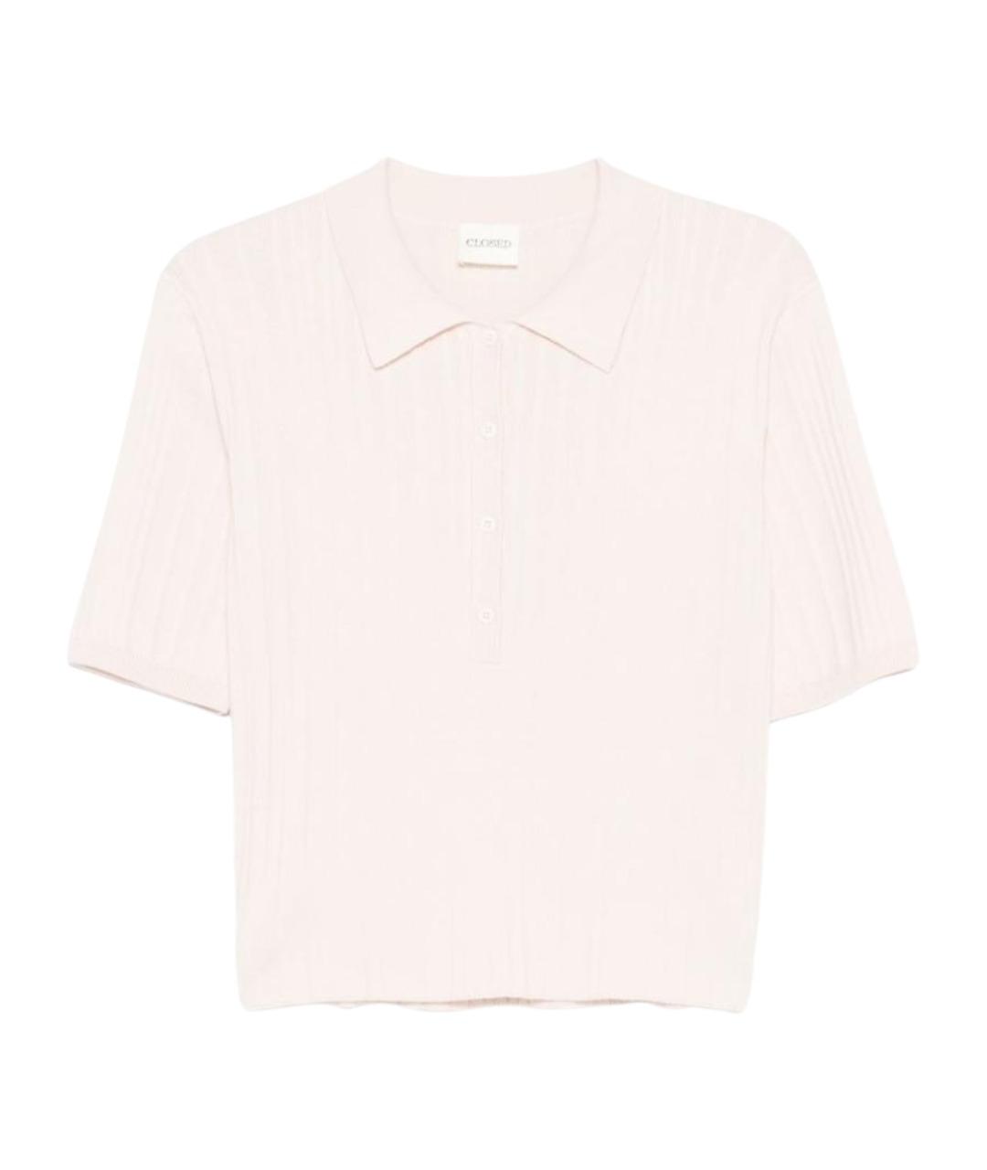 CLOSED Розовая хлопковая футболка, фото 1