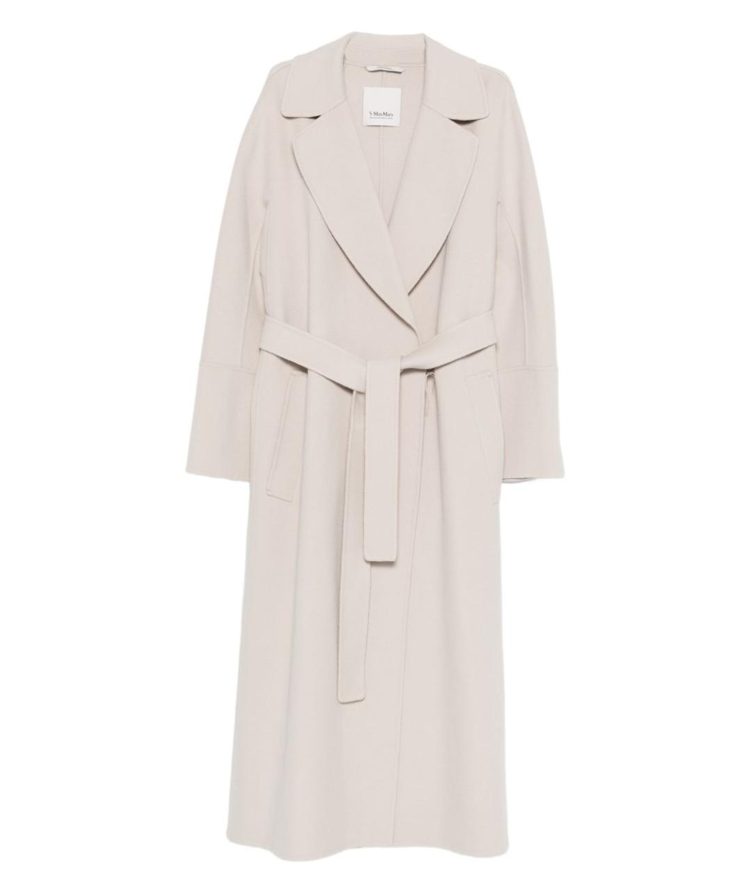 'S MAX MARA Бежевое шерстяное пальто, фото 1