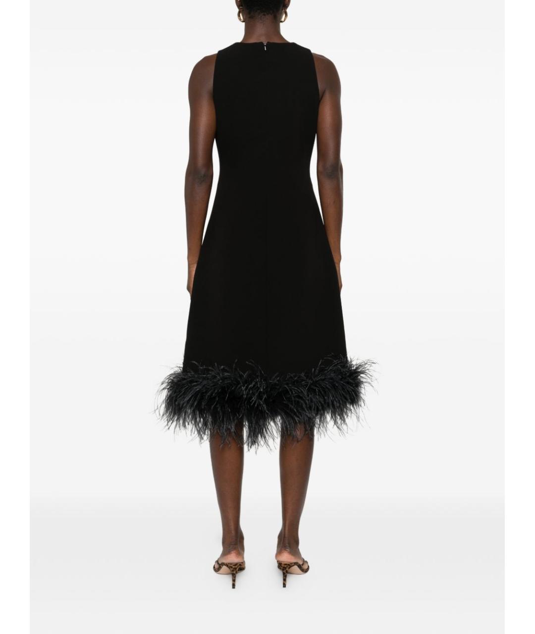 MAX MARA Черное ацетатное коктейльное платье, фото 2