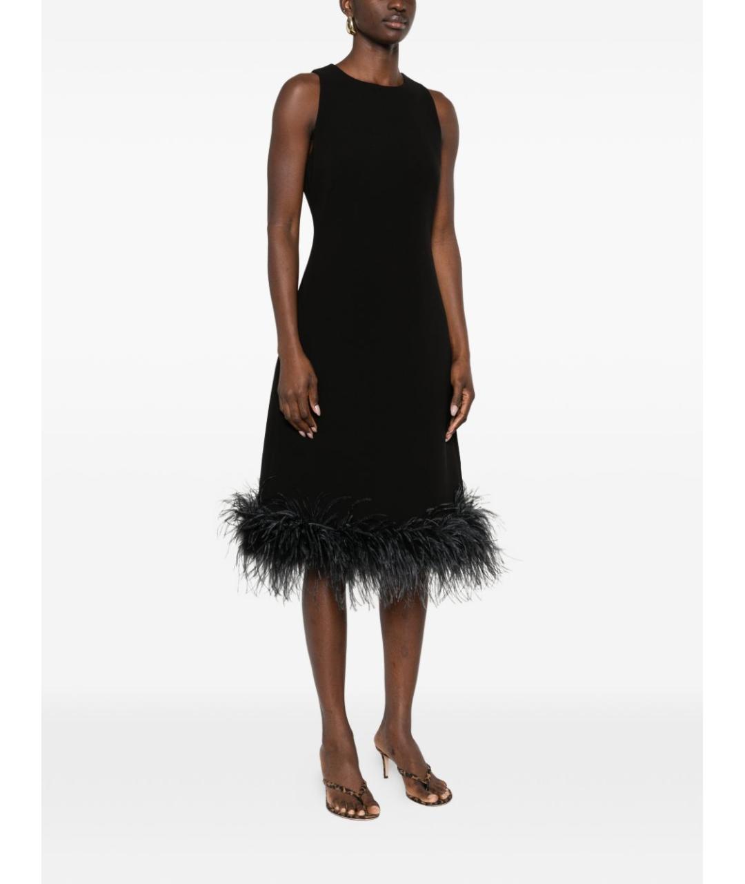 MAX MARA Черное ацетатное коктейльное платье, фото 5