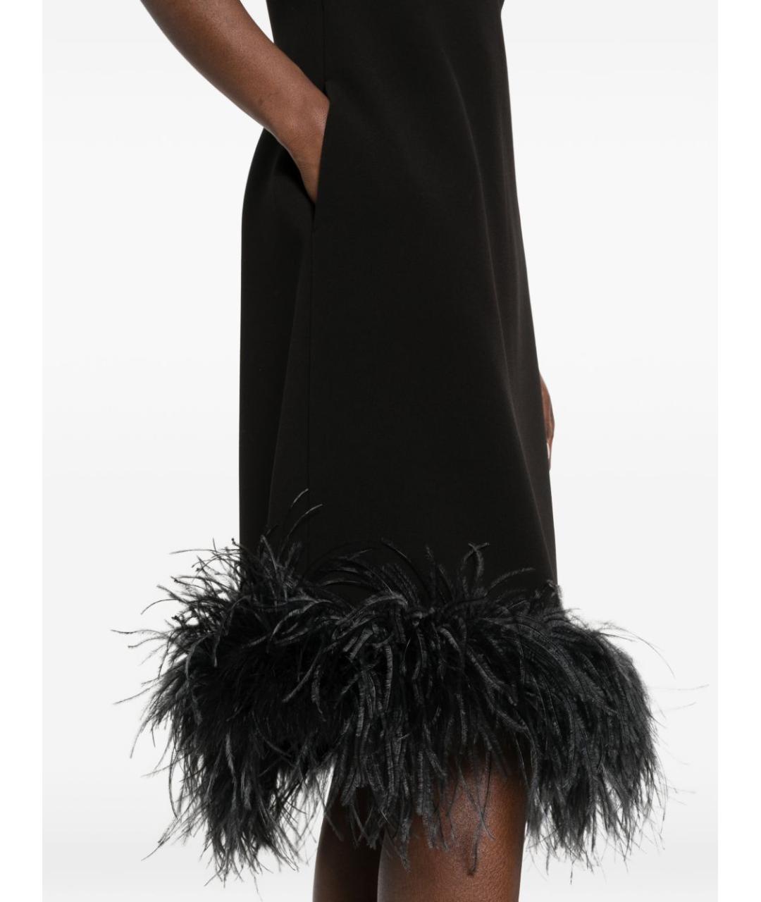 MAX MARA Черное ацетатное коктейльное платье, фото 3