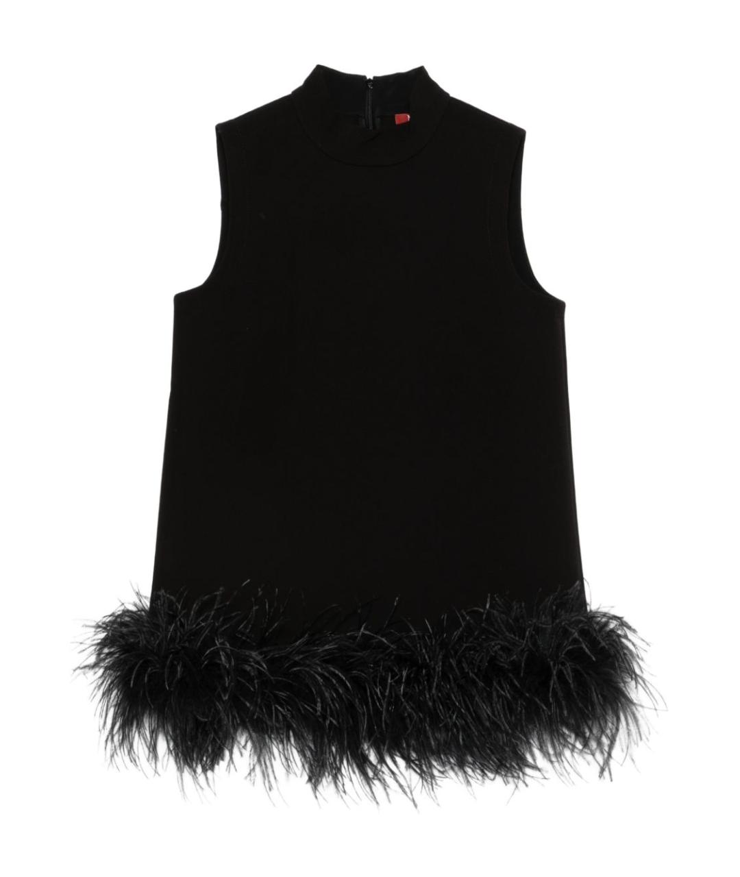 MAX MARA Черная ацетатная майка, фото 1