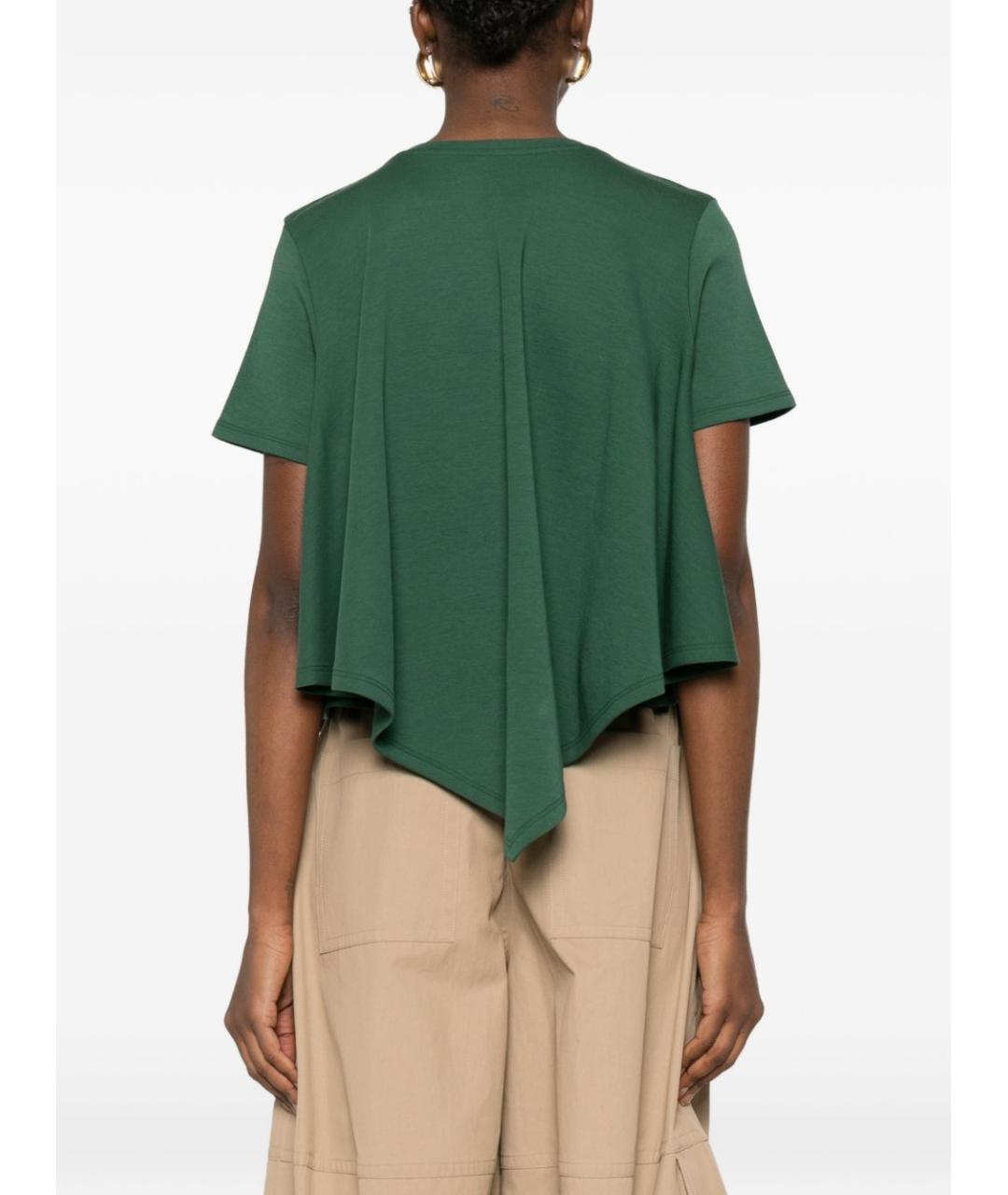 LOEWE Зеленая хлопковая футболка, фото 5