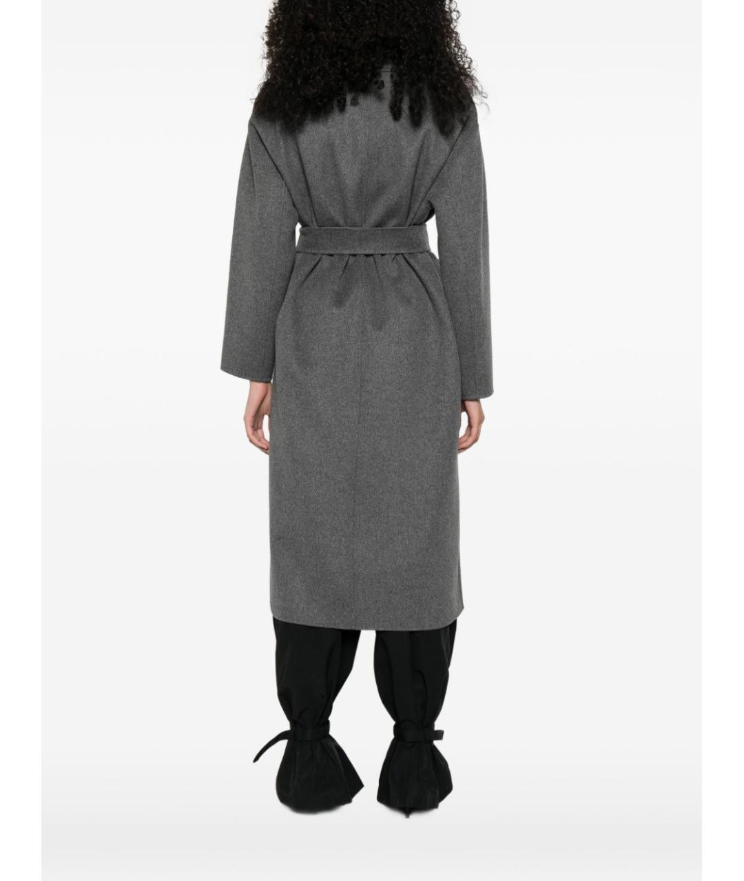 'S MAX MARA Серое шерстяное пальто, фото 5