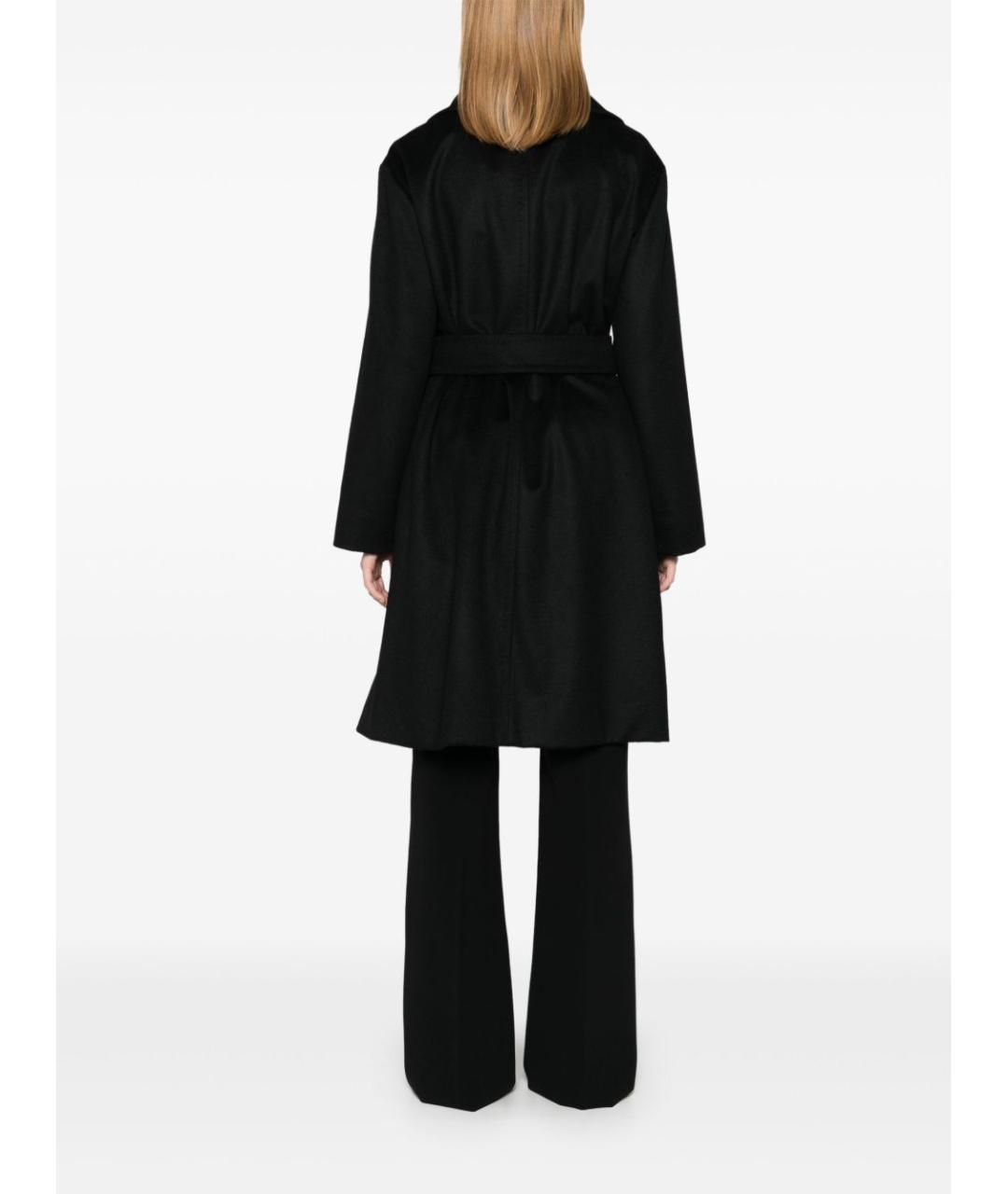 MAX MARA Черное шерстяное пальто, фото 5