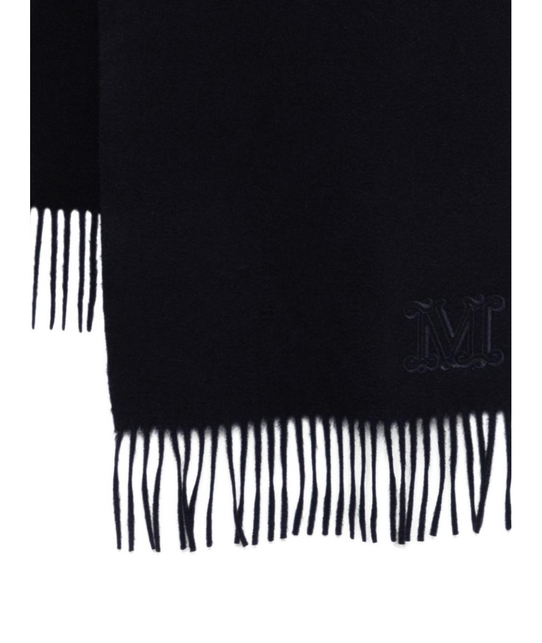 MAX MARA Темно-синий кашемировый шарф, фото 3