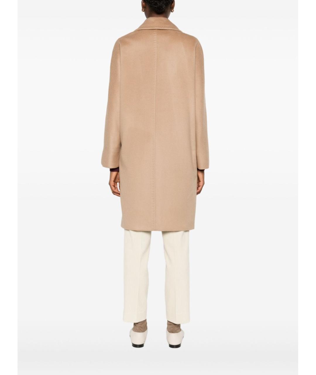 MAX MARA Бежевое шерстяное пальто, фото 2