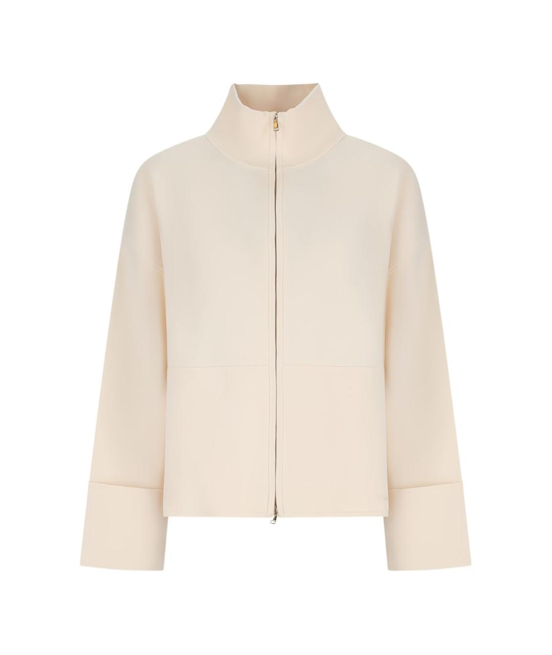 MAX MARA Бежевый вискозный кардиган, фото 1