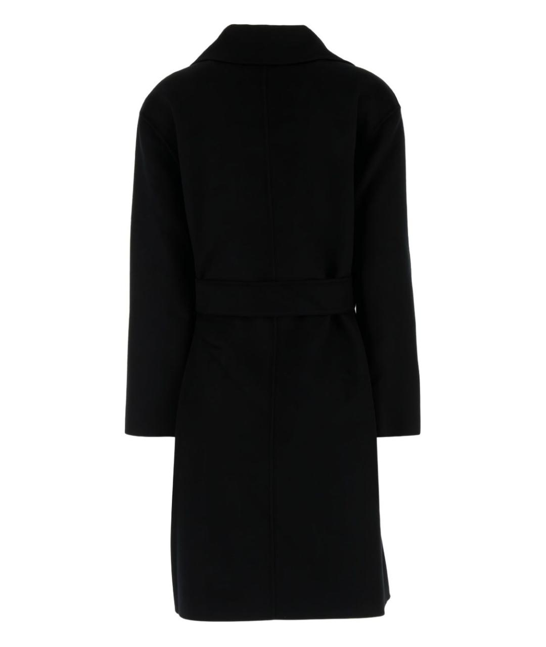 MAX MARA Черное шерстяное пальто, фото 2