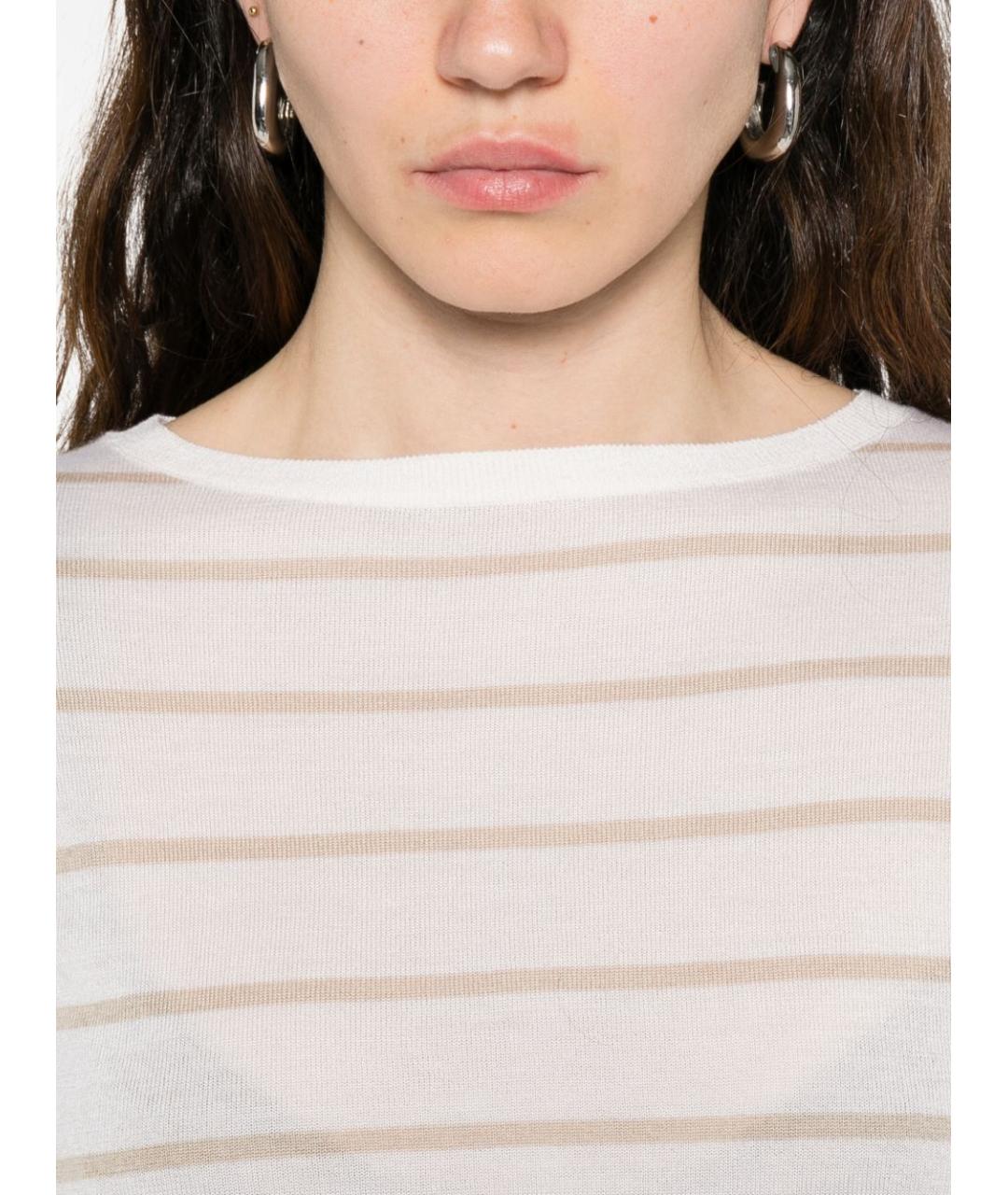 MAX MARA Бежевый кашемировый джемпер / свитер, фото 2