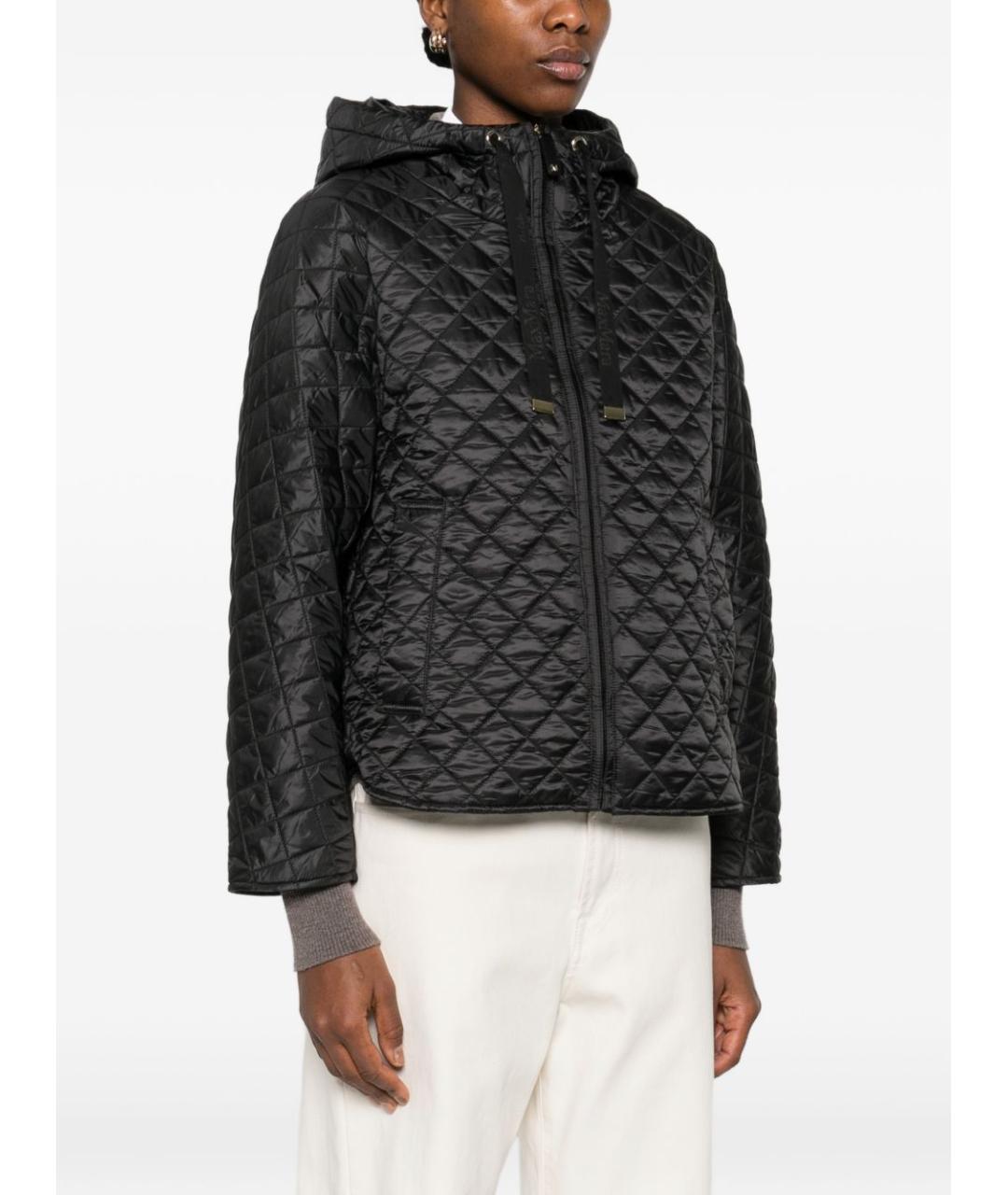 MAX MARA Черная полиэстеровая куртка, фото 5