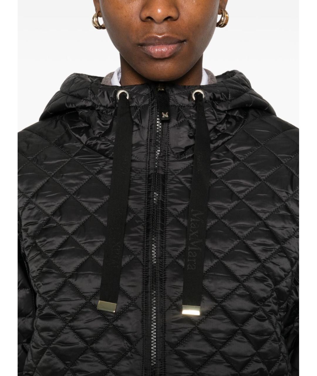 MAX MARA Черная полиэстеровая куртка, фото 2