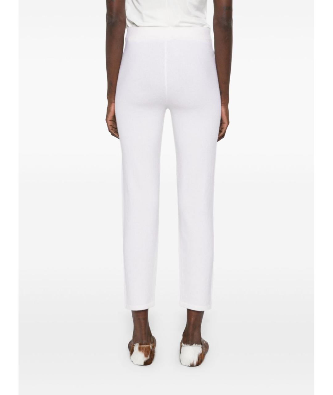 MAX MARA Белые кашемировые брюки узкие, фото 3