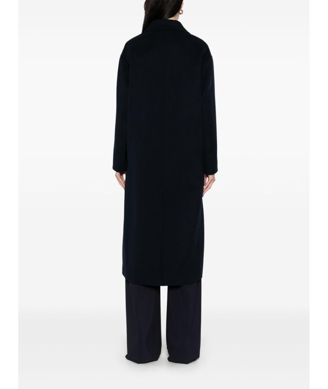'S MAX MARA Темно-синее шерстяное пальто, фото 2
