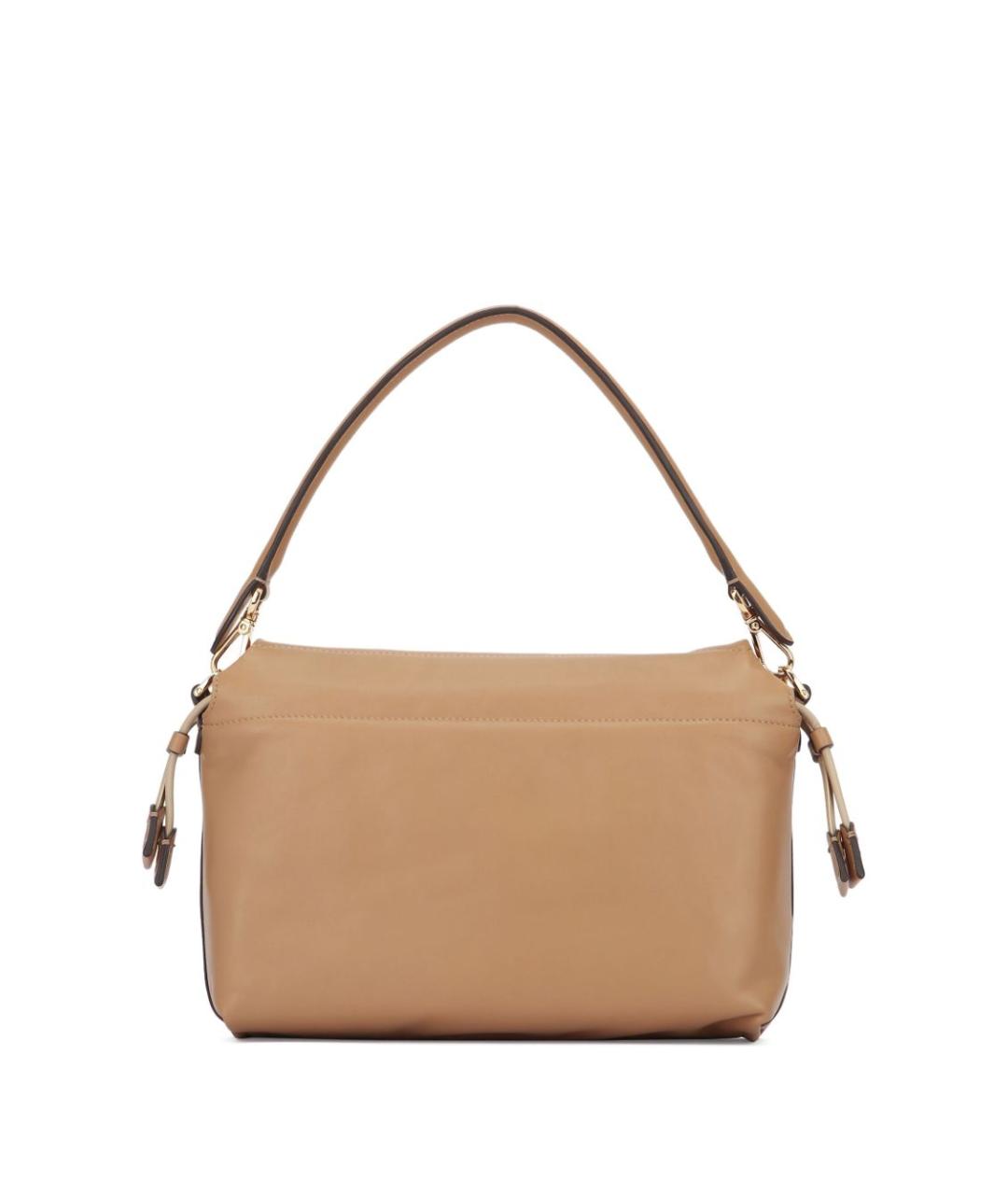 FENDI Коричневая кожаная сумка через плечо, фото 2