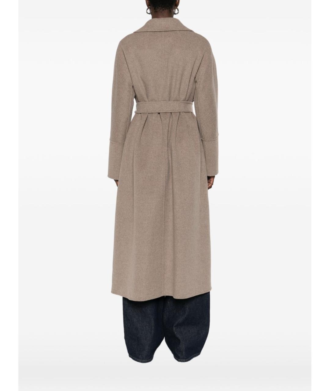 'S MAX MARA Серое шерстяное пальто, фото 3