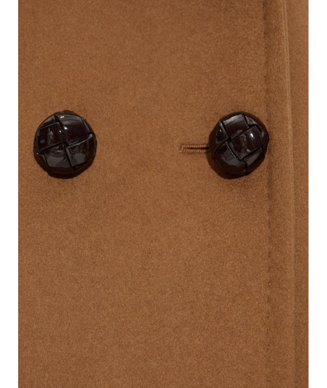 MAX MARA Коричневое кашемировое пальто, фото 2