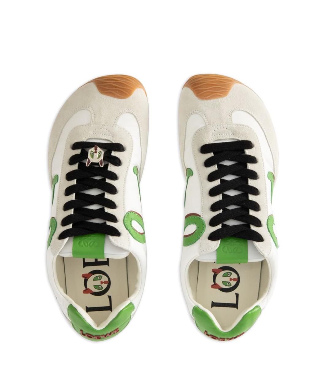 LOEWE Мульти кожаные низкие кроссовки / кеды, фото 4