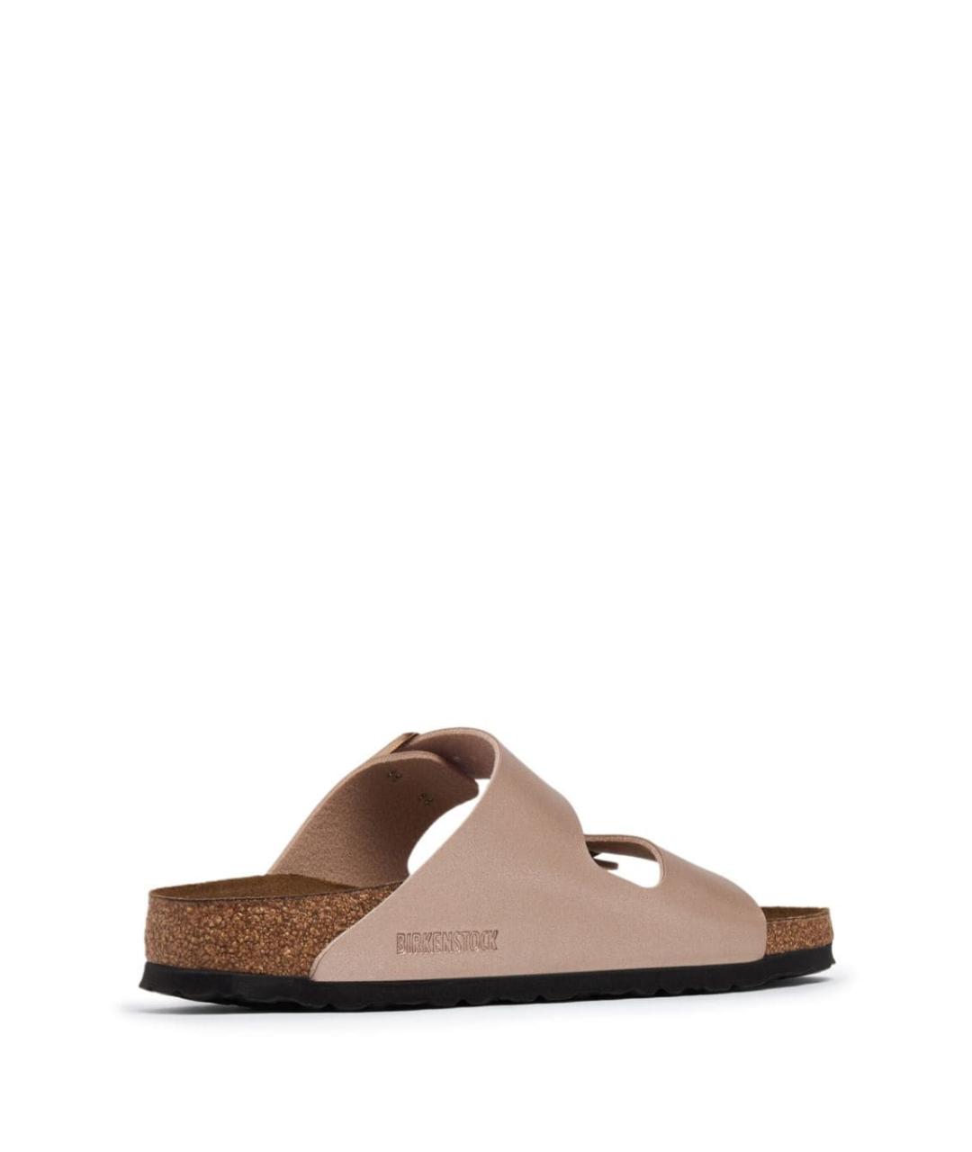 BIRKENSTOCK Розовые кожаные сандалии, фото 4