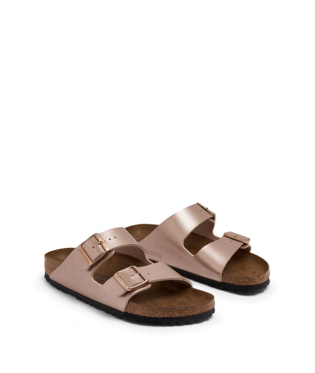 BIRKENSTOCK Розовые кожаные сандалии, фото 2