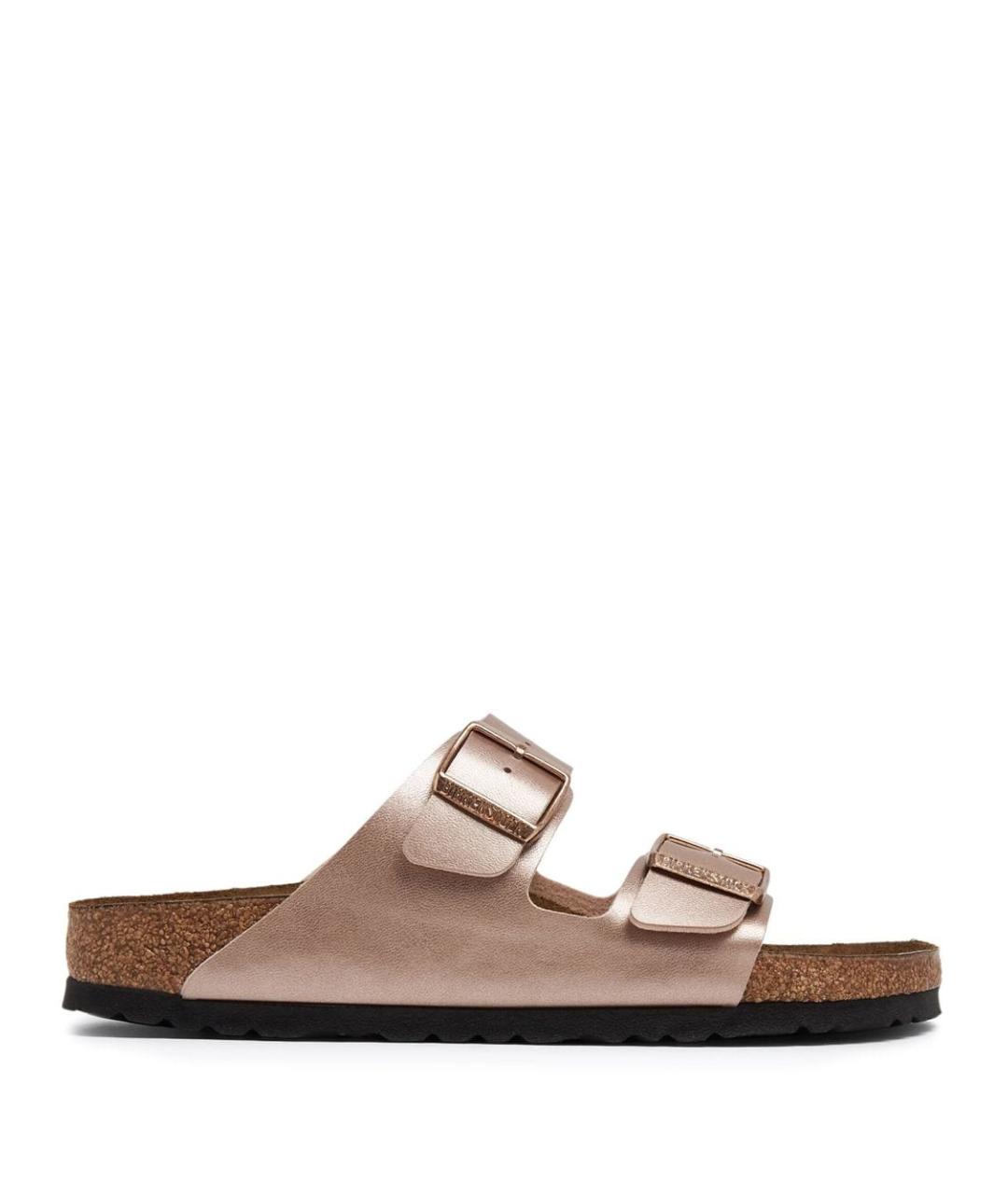BIRKENSTOCK Розовые кожаные сандалии, фото 1