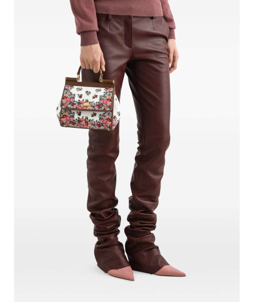 DOLCE&GABBANA Мульти тканевая сумка тоут, фото 3