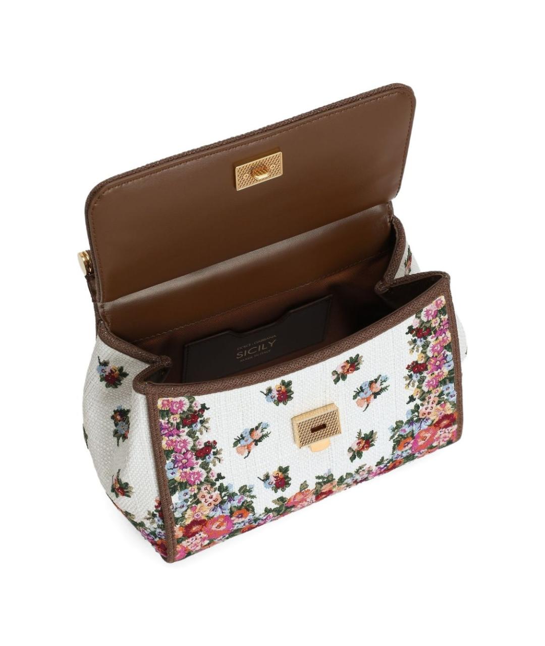 DOLCE&GABBANA Мульти тканевая сумка тоут, фото 2