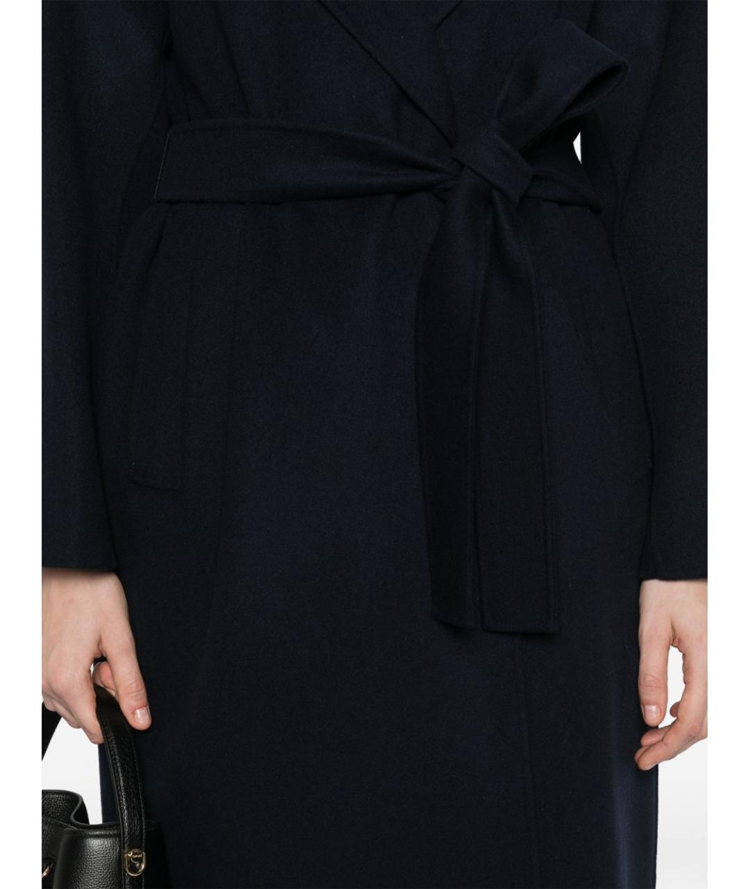 'S MAX MARA Синее шерстяное пальто, фото 5