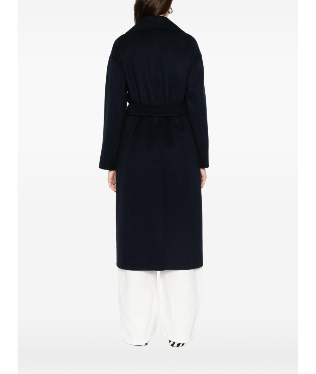 'S MAX MARA Синее шерстяное пальто, фото 2