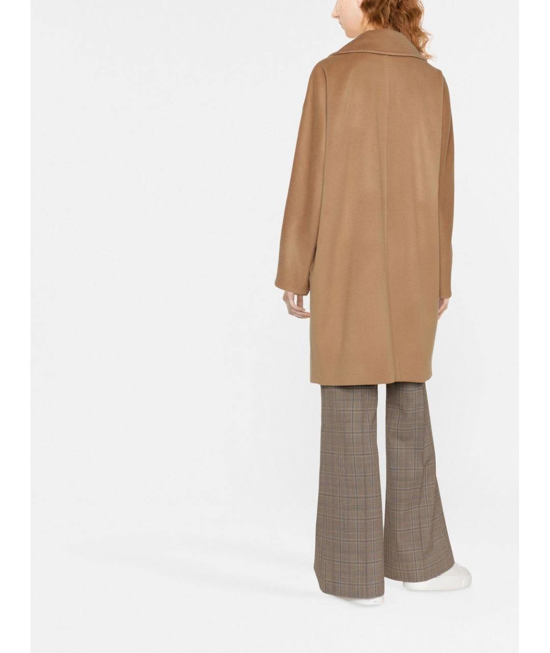 MAX MARA Бежевое шерстяное пальто, фото 2