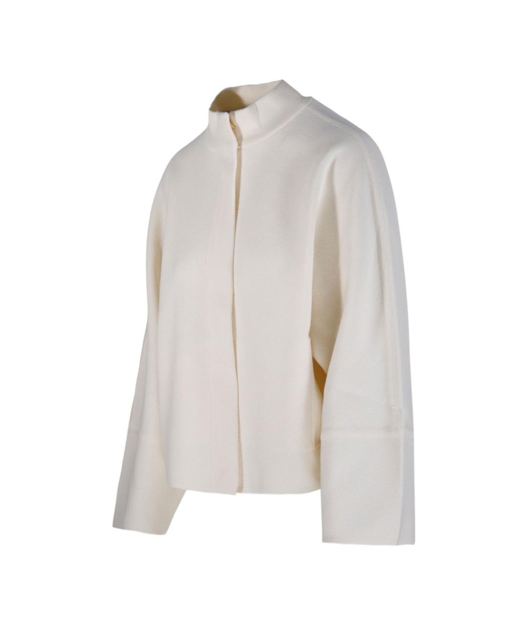 MAX MARA Белый шерстяной кардиган, фото 3