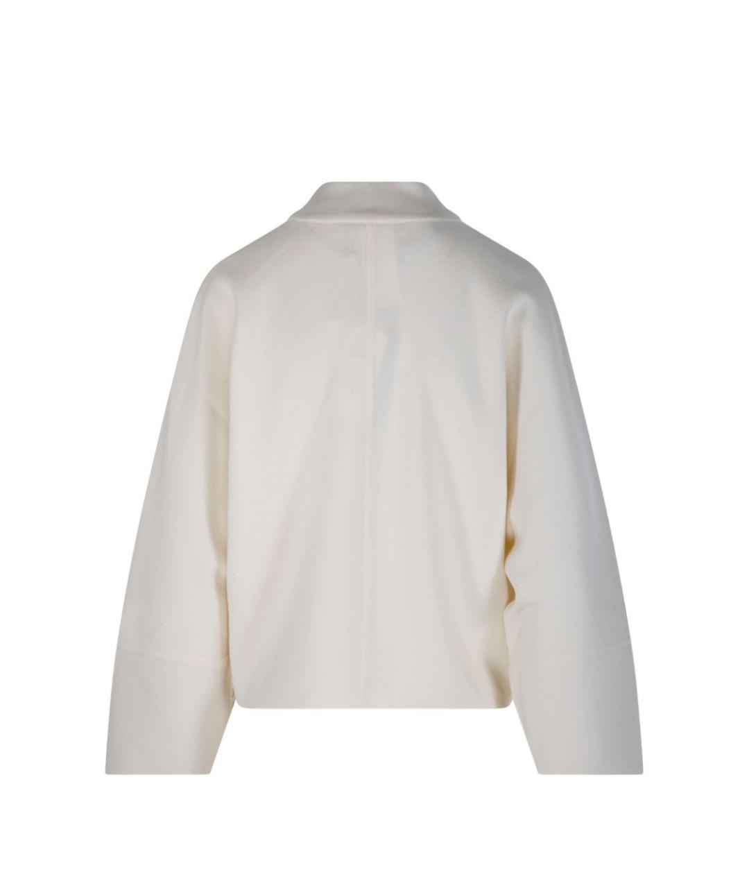 MAX MARA Белый шерстяной кардиган, фото 4