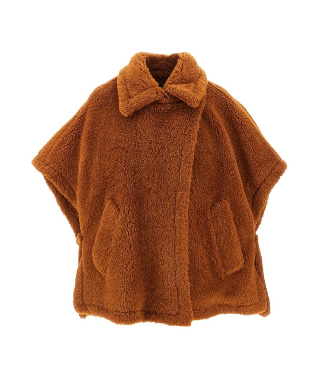 MAX MARA Коричневый шерстяной жилет, фото 1