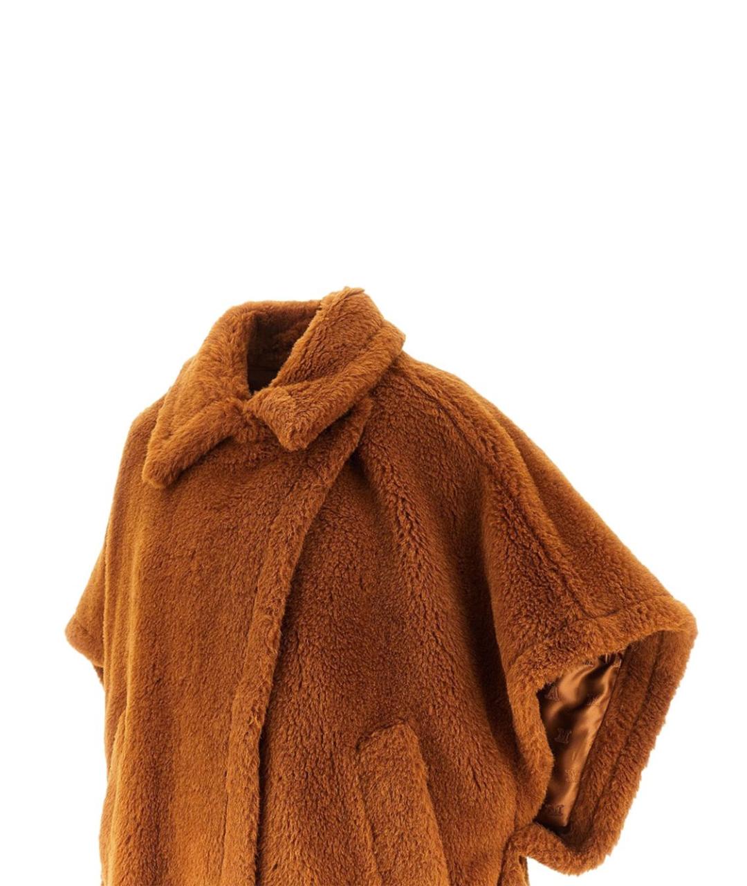 MAX MARA Коричневый шерстяной жилет, фото 2